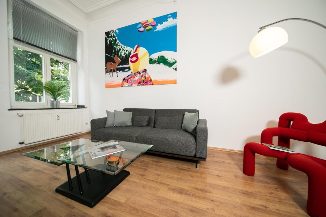 White 60 Qm Apartment - Zentral - Balkon - Messe Düsseldorf Kültér fotó